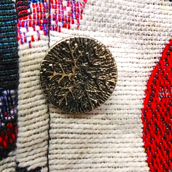 Snowman Holiday Tapestry Vest 4816b - Picture 4 of 6